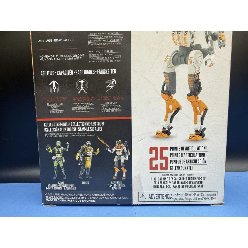 JAKKS Pacific Apex Legends Series 4 Pathfinder Team Lift Rare Skin Action Figure
